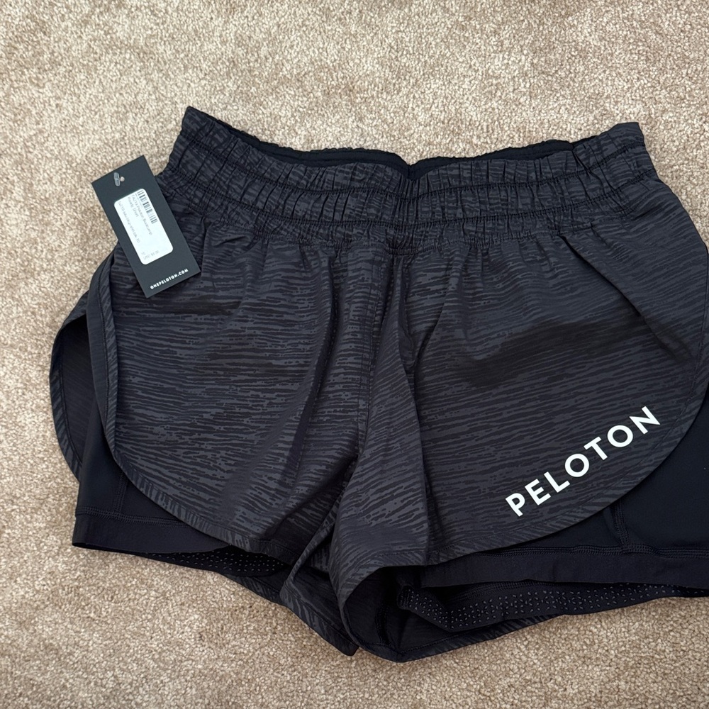 lululemon and Peloton Bootcamp Ready Short Shorts